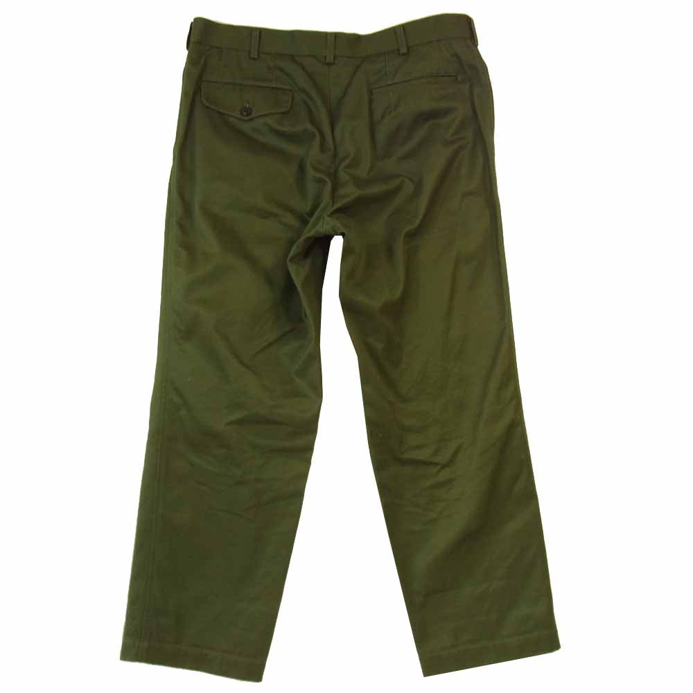COMME des GARCONS HOMME コムデギャルソンオム HN-P009 コットン スラックス パンツ カーキ系 M【中古】