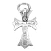 CHROME HEARTS クロムハーツ（原本無） スモール CH クロス ペンダント トップ シルバー系 トップ縦約4cm【中古】