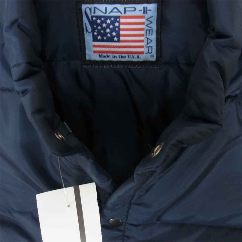 スナップンウェア Snap 'N' WEAR Insulated Vest インサレーテッド ベスト ネイビー系 S【新古品】【未使用】【中古】
