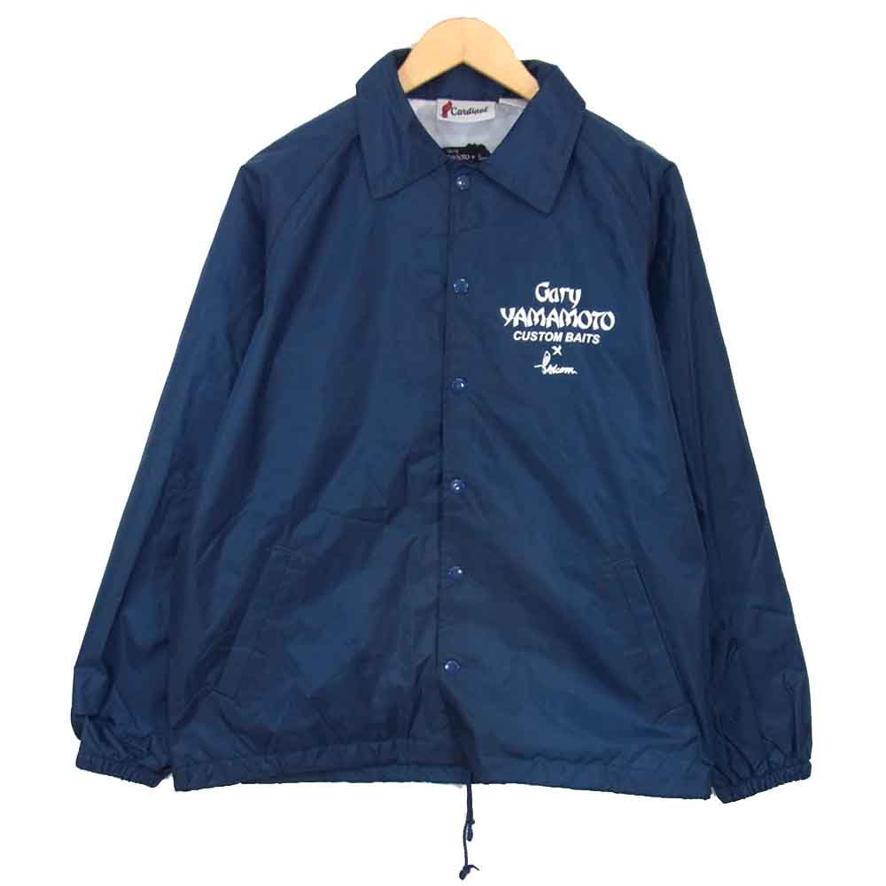 サイコム Gary Yamamoto nylon coach jacket ナイロン コーチジャケット ネイビー系 M【美品】【中古】