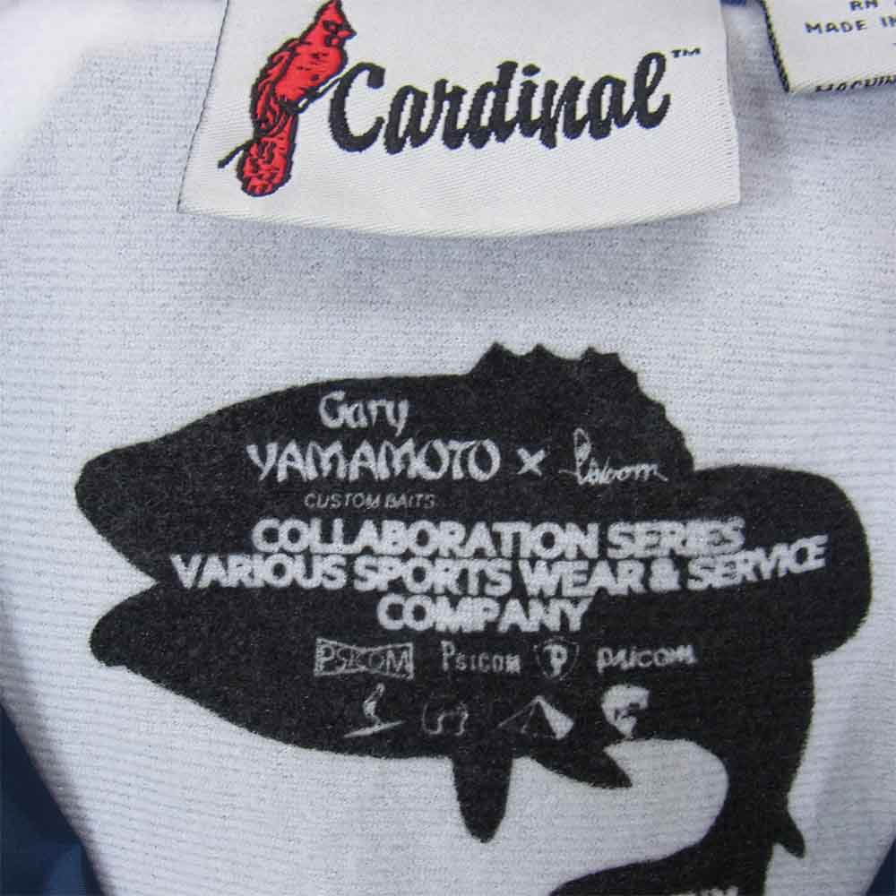 サイコム Gary Yamamoto nylon coach jacket ナイロン コーチジャケット ネイビー系 M【美品】【中古】