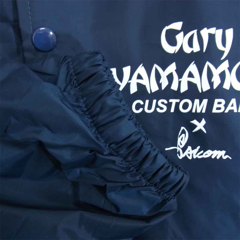サイコム Gary Yamamoto nylon coach jacket ナイロン コーチジャケット ネイビー系 M【美品】【中古】
