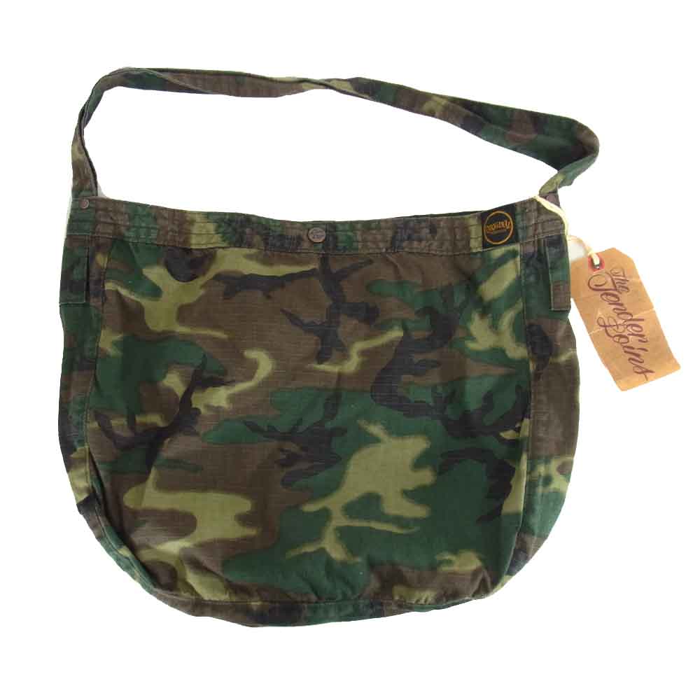 TENDERLOIN テンダーロイン 21SS NEWS PAPER BAG ニュースペーパー ショルダー バッグ カーキ系【極上美品】【中古】