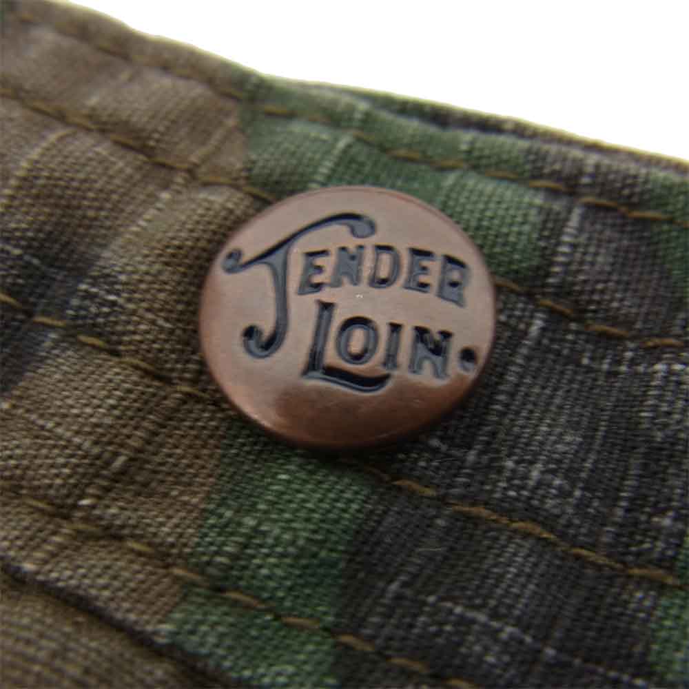 TENDERLOIN テンダーロイン 21SS NEWS PAPER BAG ニュースペーパー ショルダー バッグ カーキ系【極上美品】【中古】