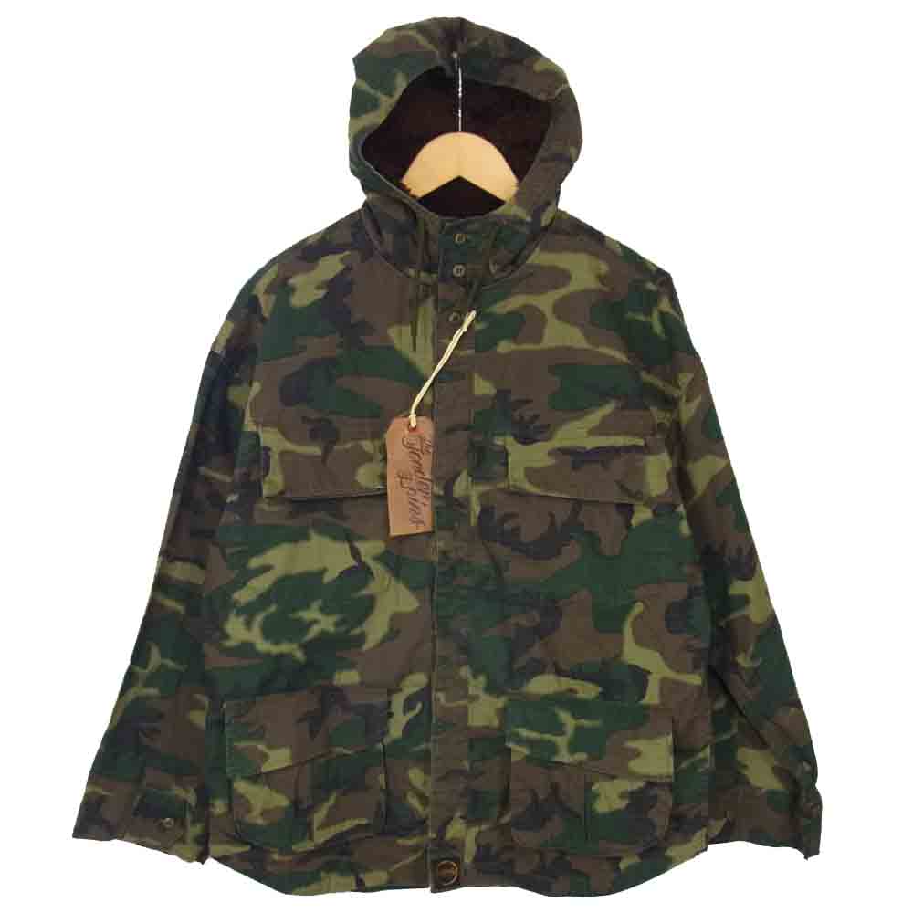 TENDERLOIN テンダーロイン RIP STOP BDU HOODED リップストップ ボア ライナー フード ジャケット カーキ系 S【極上美品】【中古】