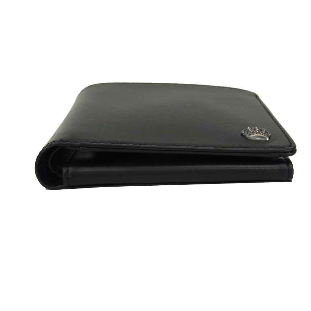 Justin Davis ジャスティンデイビス JDV022 DUPLEX LEATHER SHORT WALLET ブラック系【極上美品】【中古】