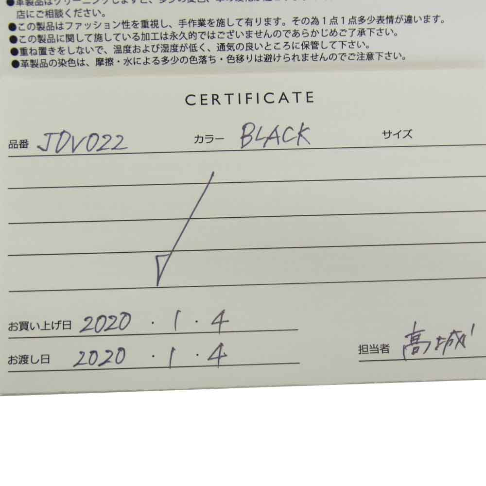 Justin Davis ジャスティンデイビス JDV022 DUPLEX LEATHER SHORT WALLET ブラック系【極上美品】【中古】