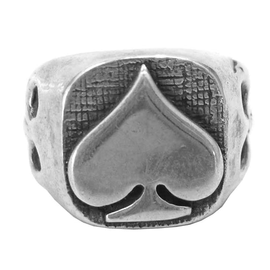 FLASHPOINT フラッシュポイント 2011627 Spade Skull Ring スペード スカル リング シルバー系 17号【中古】