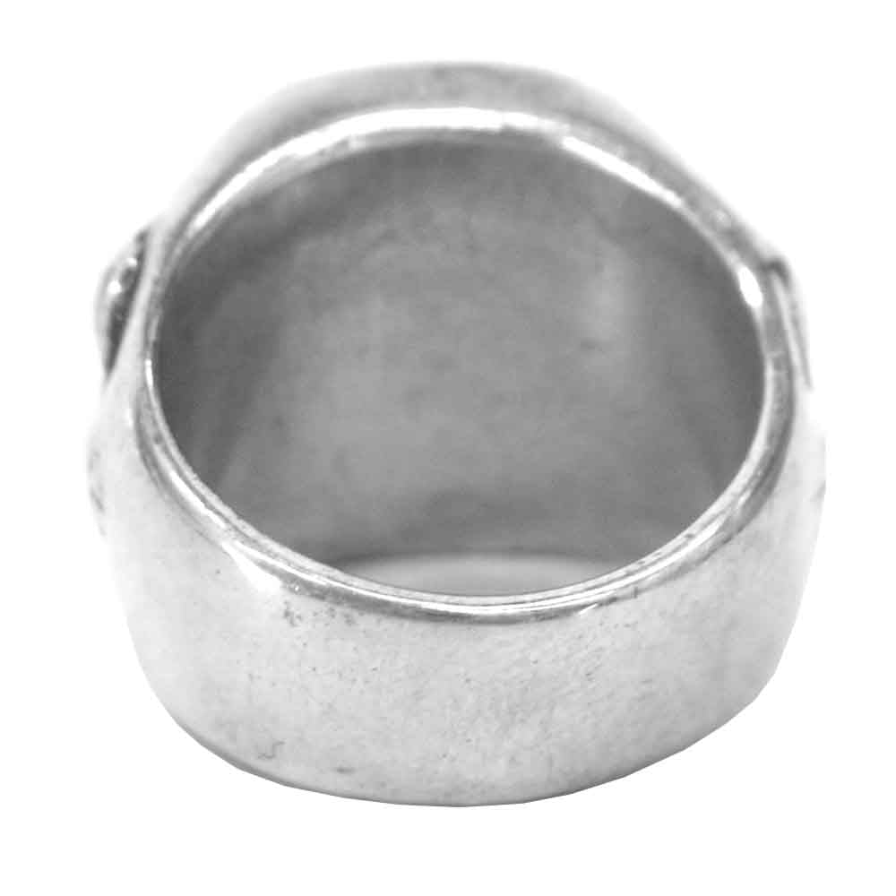 FLASHPOINT フラッシュポイント 2011627 Spade Skull Ring スペード スカル リング シルバー系 17号【中古】