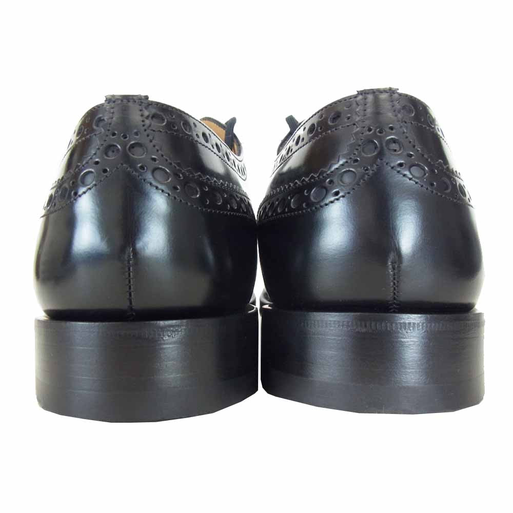 CHURCH'S チャーチ CRC-92300-00 BURWOOD バーウッド ウィングチップ パンチド シューズ ブラック系 7【新古品】【未使用】【中古】