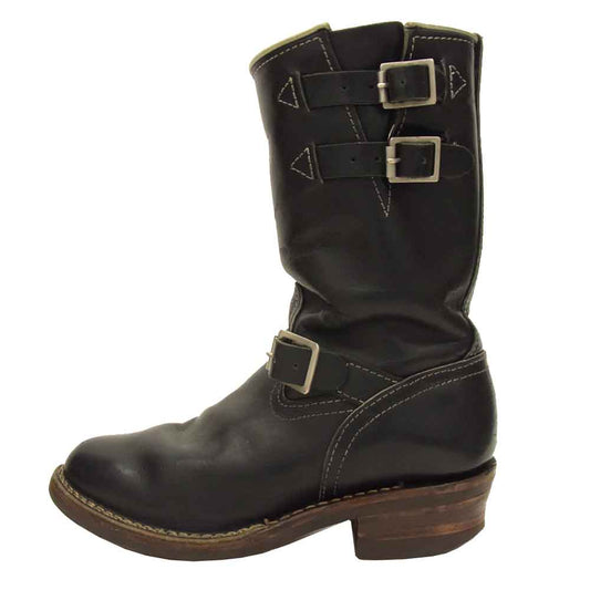 WESCO ウエスコ CUSTOM BOSS ダブルベルト カスタム ボス ブラック系 7 1/2  D【中古】