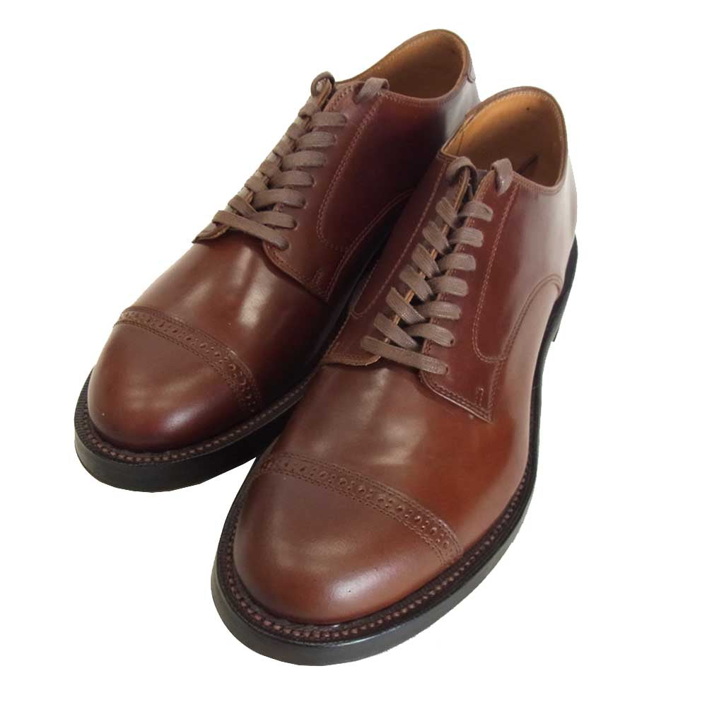 メイカーズ CDVN-05 WORK OUT BLUCHER PUNCHED CAP ワークアウト ブルチャー パンチド キャップトゥ レッド系 7 1/2【新古品】【未使用】【中古】
