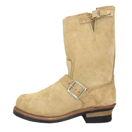 RED WING レッドウィング 9269 11inch Engineer Stovepipe スチールトゥ ストーブパイプ スエード エンジニアブーツ ベージュ系 7 1/2【新古品】【未使用】【中古】