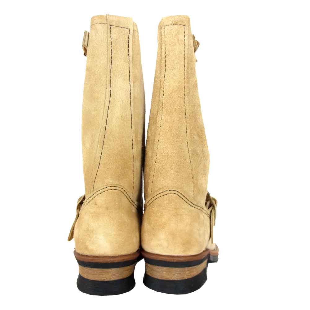 RED WING レッドウィング 9269 11inch Engineer Stovepipe スチールトゥ ストーブパイプ スエード エンジニアブーツ ベージュ系 7 1/2【新古品】【未使用】【中古】