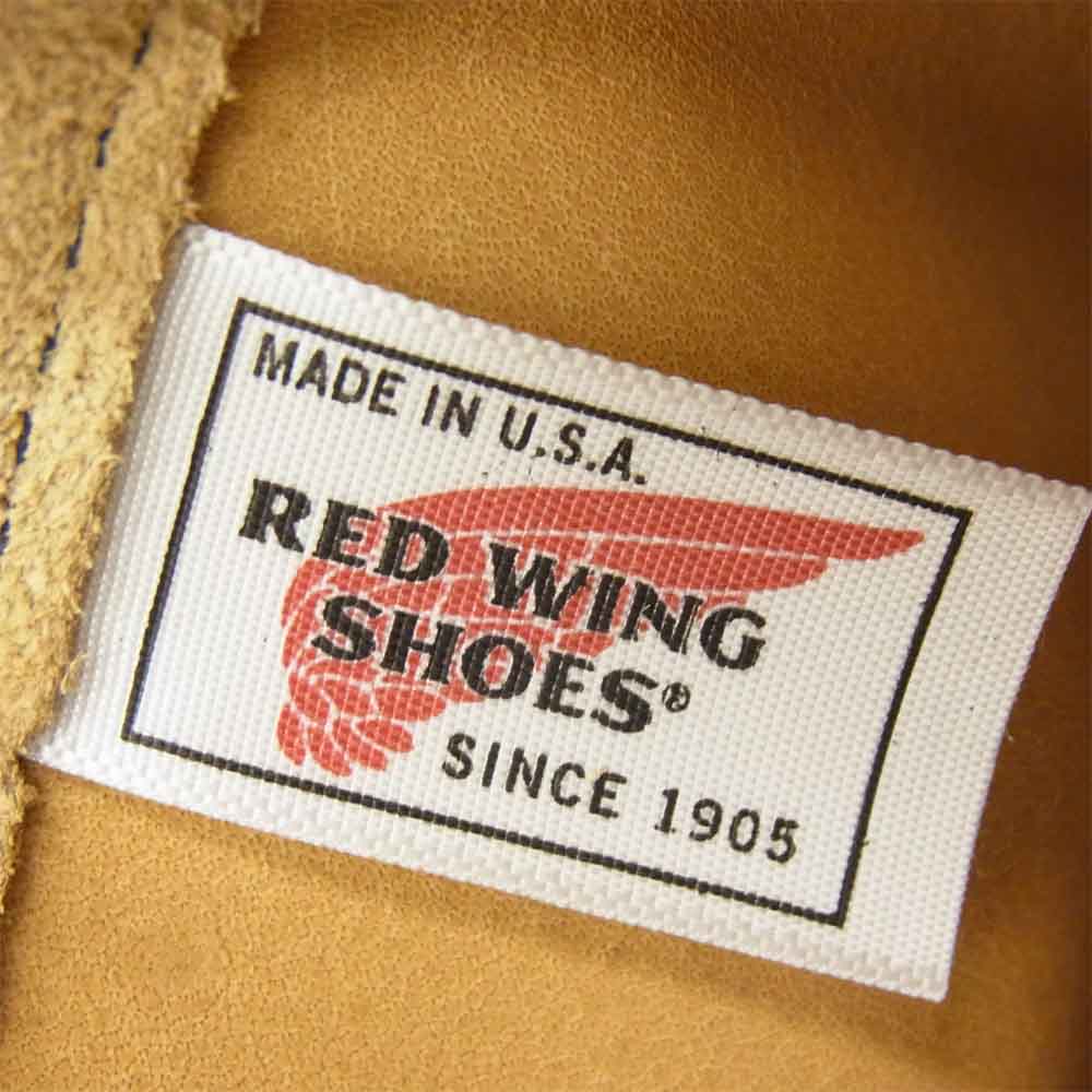 RED WING レッドウィング 9269 11inch Engineer Stovepipe スチールトゥ ストーブパイプ スエード エンジニアブーツ ベージュ系 7 1/2【新古品】【未使用】【中古】