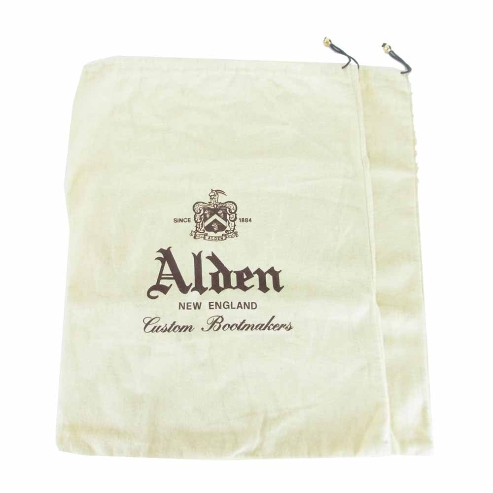 ALDEN オールデン 86908 Leather Soul コードバン キャップトゥ レースアップ ブーツ ワインレッド系 7 1/2D【美品】【中古】