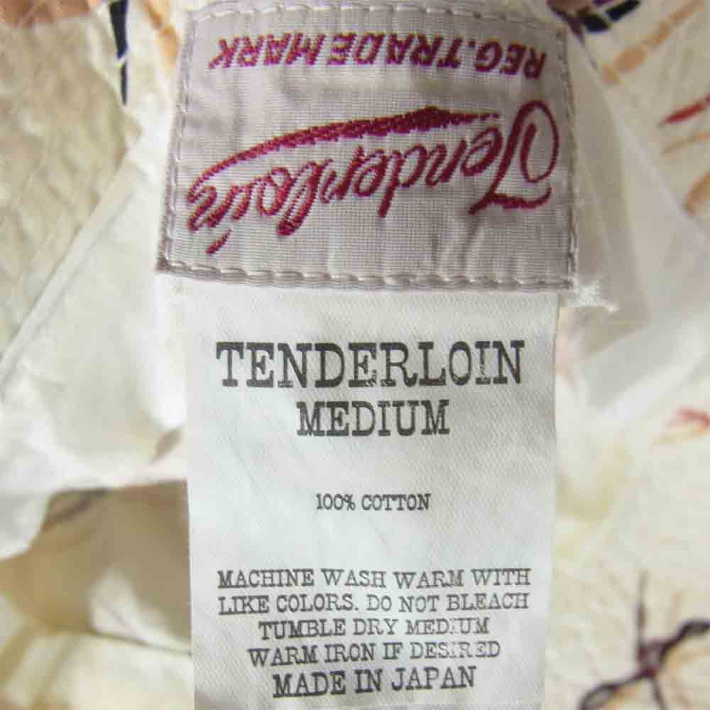 TENDERLOIN テンダーロイン 15SS T-BUCKET HAT BW 有刺鉄線柄 ハット ベージュ系 M【中古】