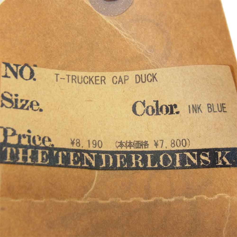 TENDERLOIN テンダーロイン T-TRUCKER CAP DUCK トラッカー キャップ ダークネイビー系【中古】