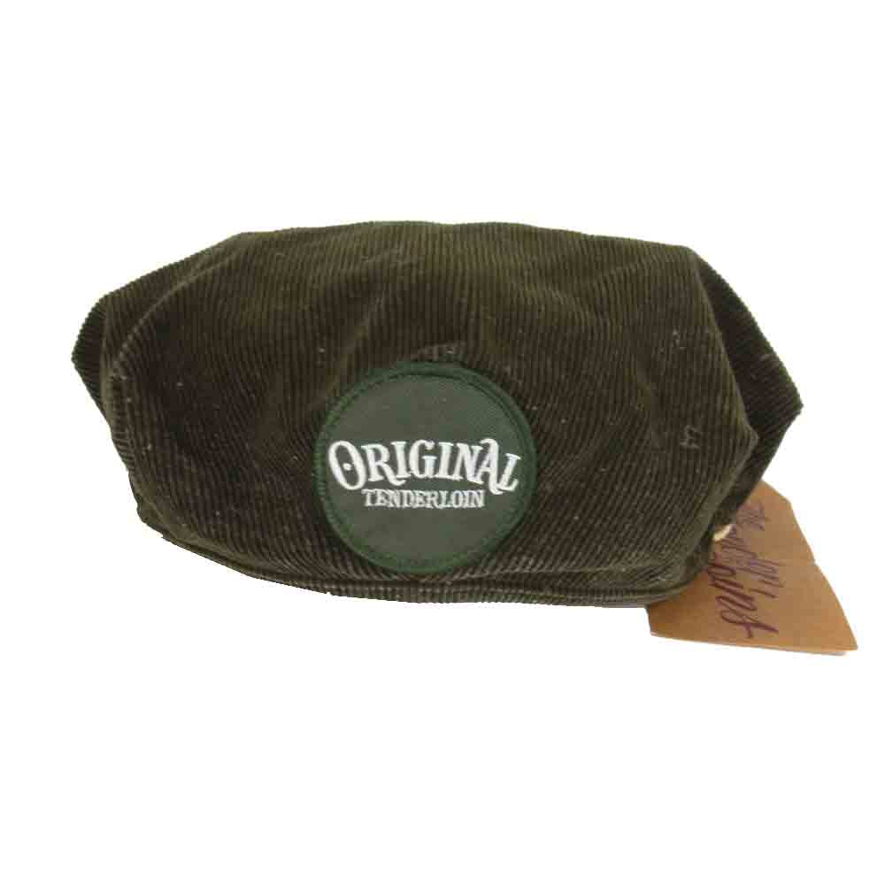 TENDERLOIN テンダーロイン T-G.S HAT CORDUROY コーデュロイ ベレー帽 モスグリーン系 M【中古】