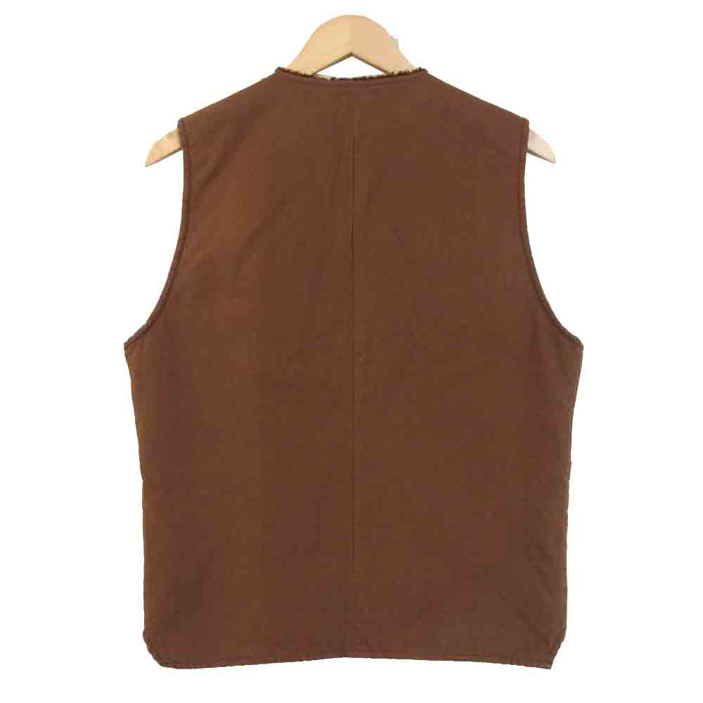 TENDERLOIN テンダーロイン T-DUCK VEST D ダックベスト ボア ハンティング ベスト ブラウン系 S【中古】