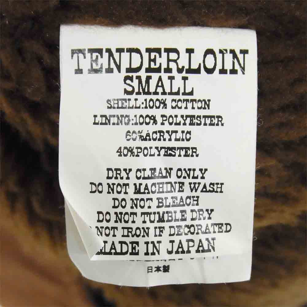 TENDERLOIN テンダーロイン T-DUCK VEST D ダックベスト ボア ハンティング ベスト ブラウン系 S【中古】