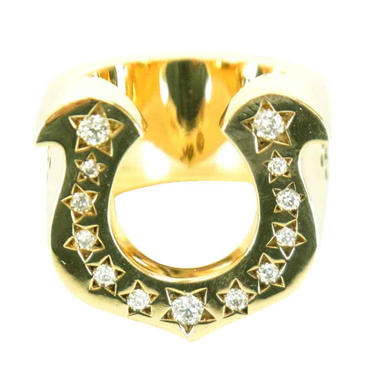TENDERLOIN テンダーロイン 新品仕上げ済 T-H.S RING STONE ホースシュー 8K ダイヤ【極上美品】【中古】