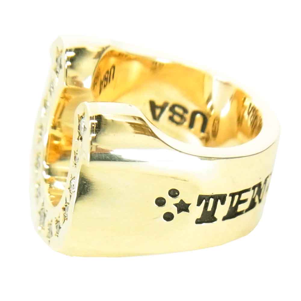 TENDERLOIN テンダーロイン 新品仕上げ済 T-H.S RING STONE ホースシュー 8K ダイヤ【極上美品】【中古】