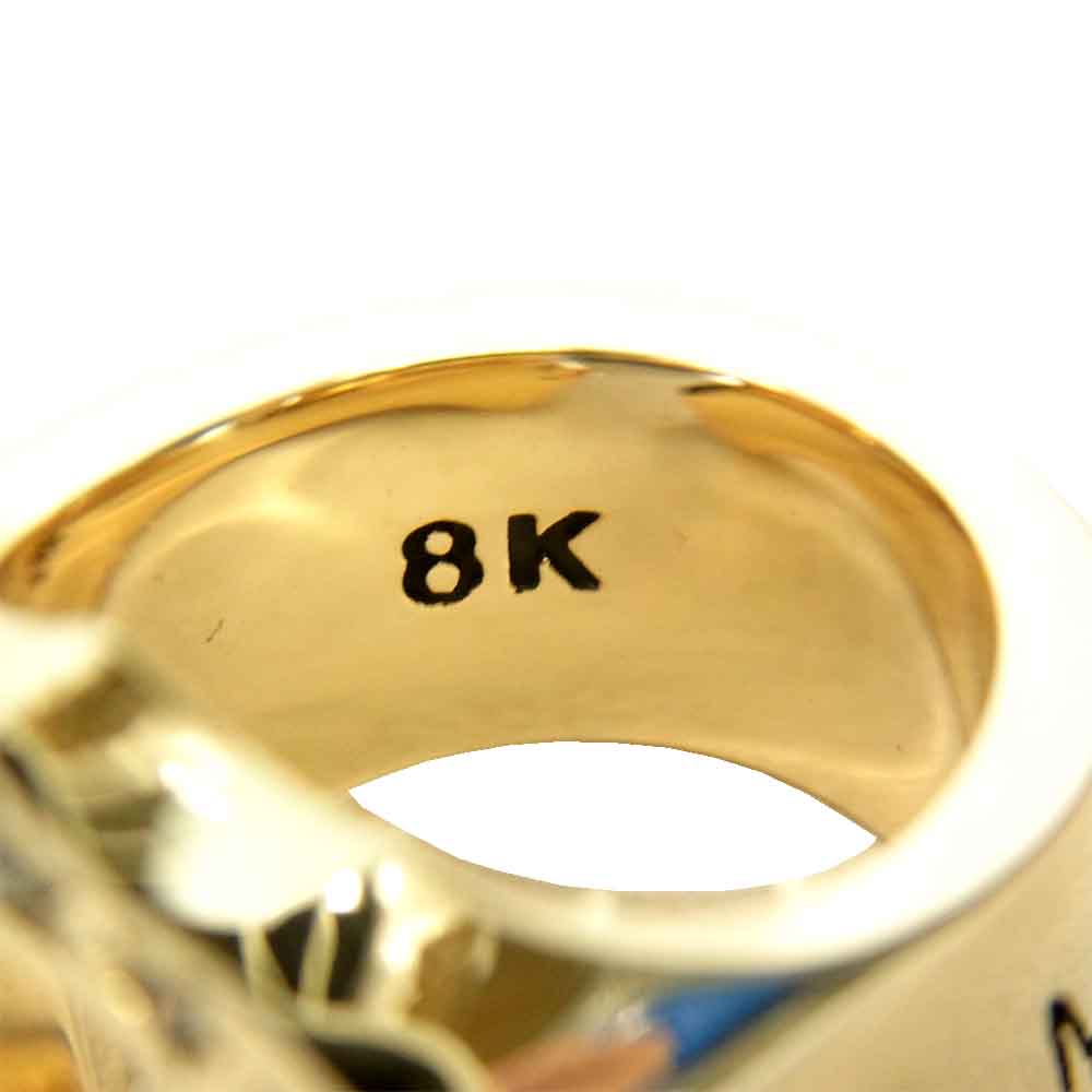 TENDERLOIN テンダーロイン 新品仕上げ済 T-H.S RING STONE ホースシュー 8K ダイヤ【極上美品】【中古】
