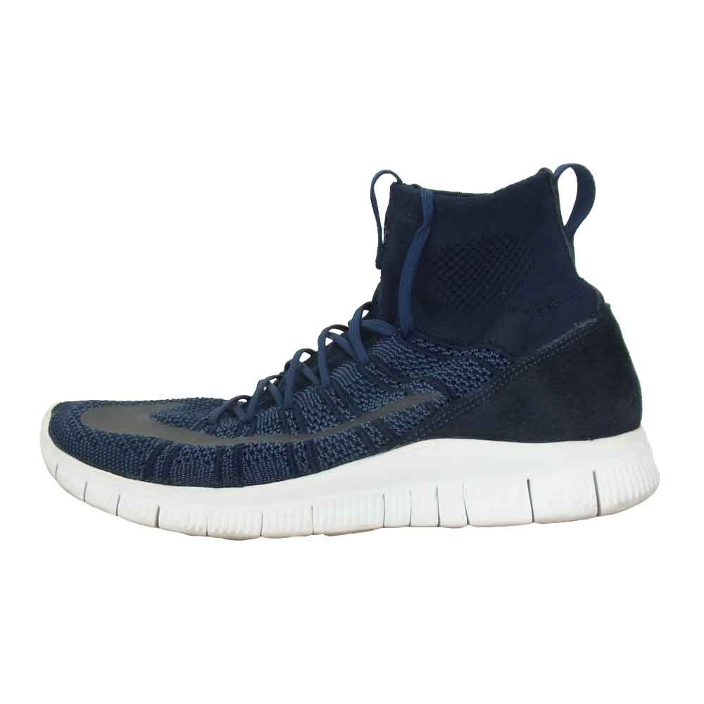 NIKE ナイキ 667978-441  FREE FLYKNIT MERCURIAL SP フリーフライニット マーキュリアル スペシャル　スニーカー ダークネイビー系 27.5cm【中古】