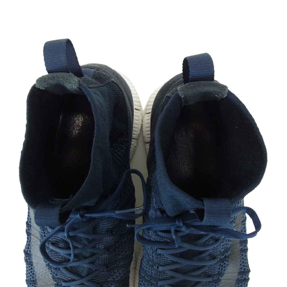 NIKE ナイキ 667978-441  FREE FLYKNIT MERCURIAL SP フリーフライニット マーキュリアル スペシャル　スニーカー ダークネイビー系 27.5cm【中古】
