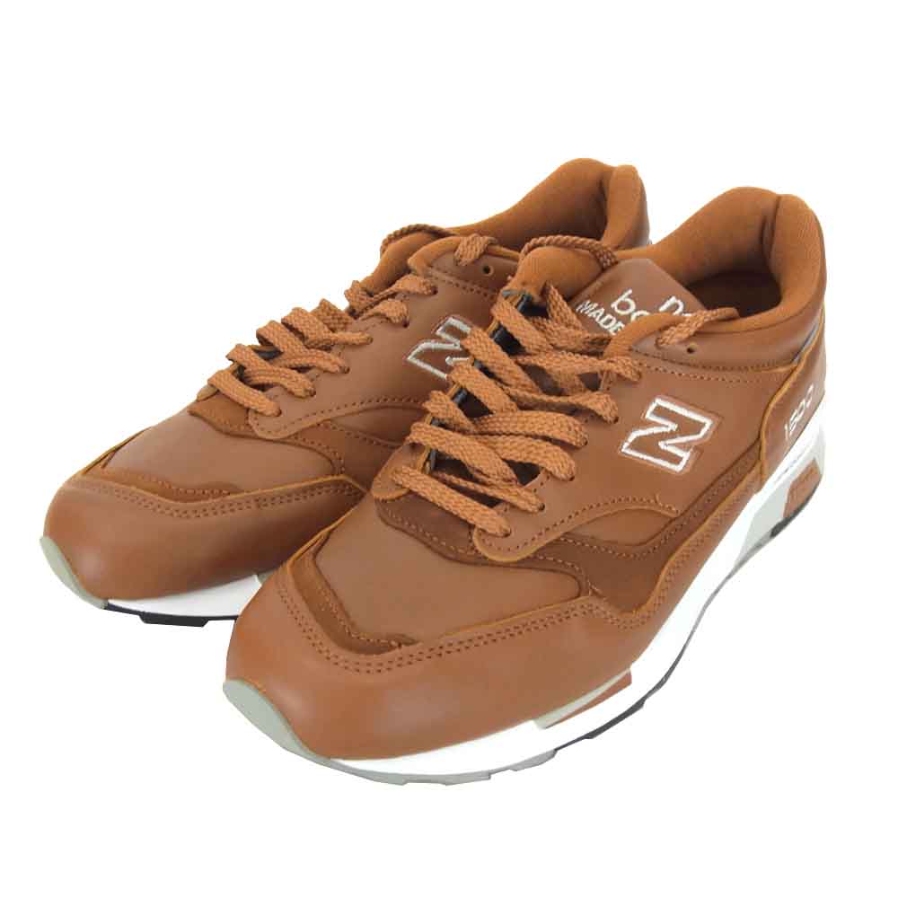 NEW BALANCE ニューバランス  M1500 TN 英国製 レザー スニーカー ブラウン系 26cm【新古品】【未使用】【中古】