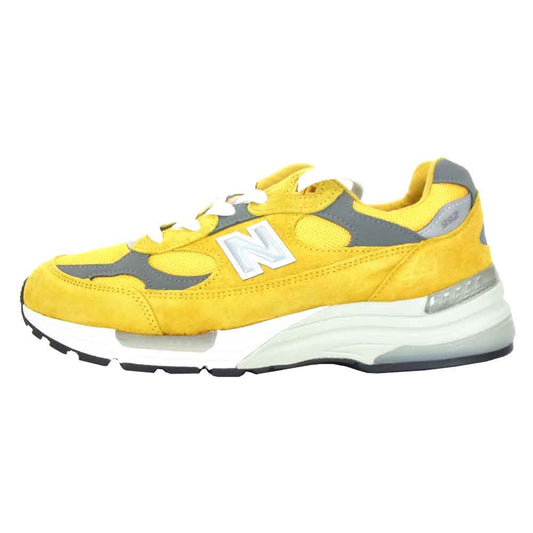 NEW BALANCE ニューバランス M992BB USA製 スニーカー YELLOW イエロー系 グレー系【新古品】【未使用】【中古】