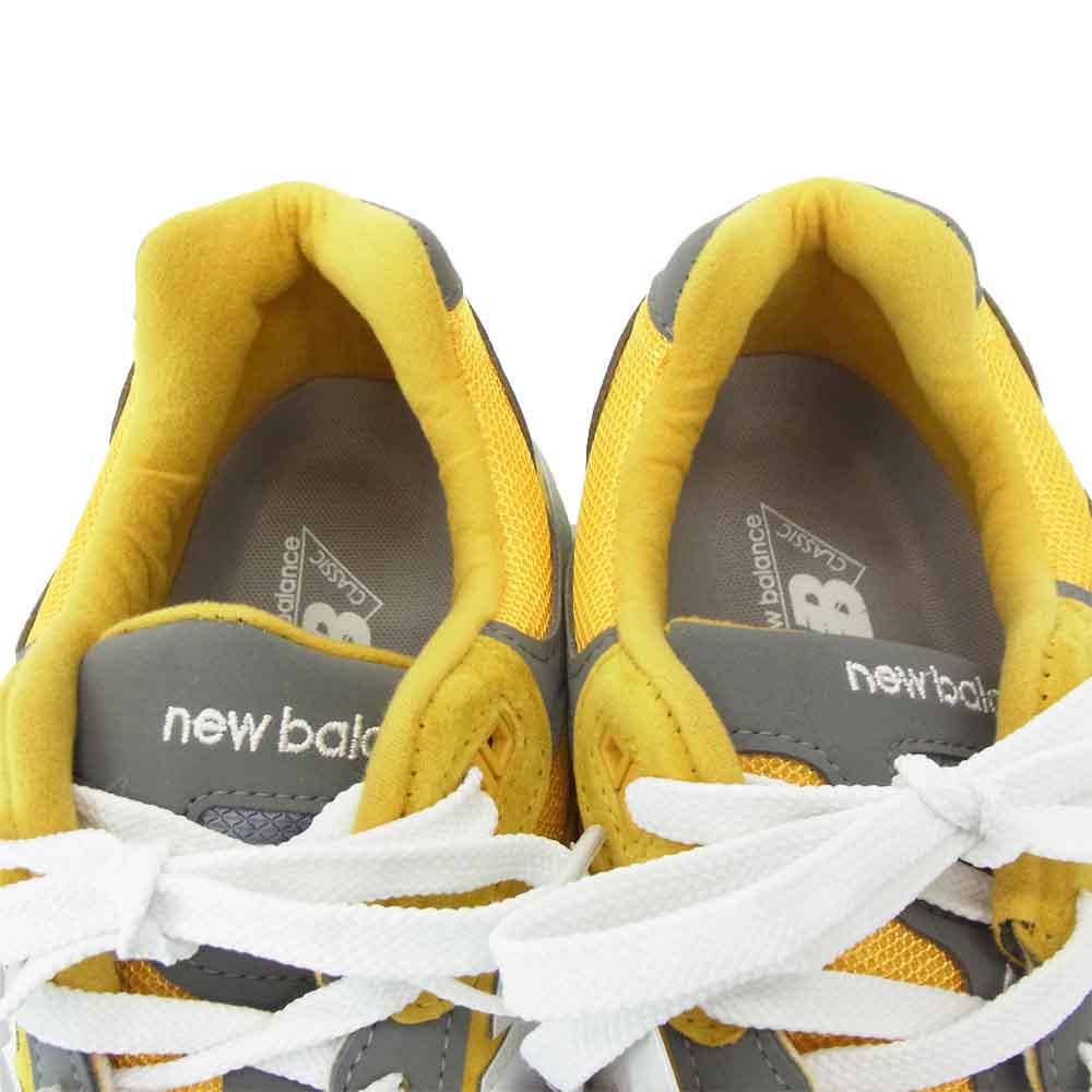 NEW BALANCE ニューバランス M992BB USA製 スニーカー YELLOW イエロー