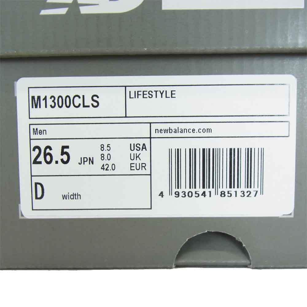 NEW BALANCE ニューバランス M1300CLS USA製 スニーカー グレー系【新古品】【未使用】【中古】