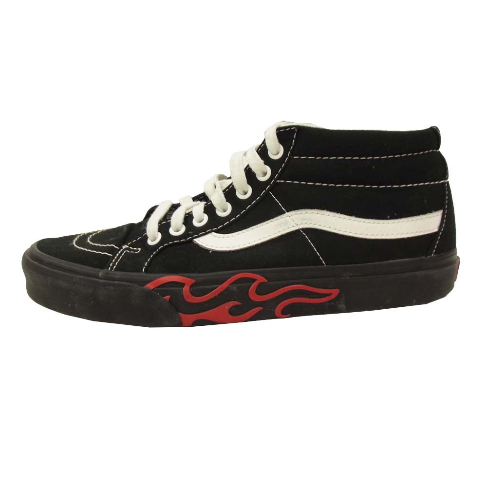 VANS バンズ 721356 SK8-MID スケート ミッドカット フレイムソール スニーカー ブラック系 US Men 9.5【中古】