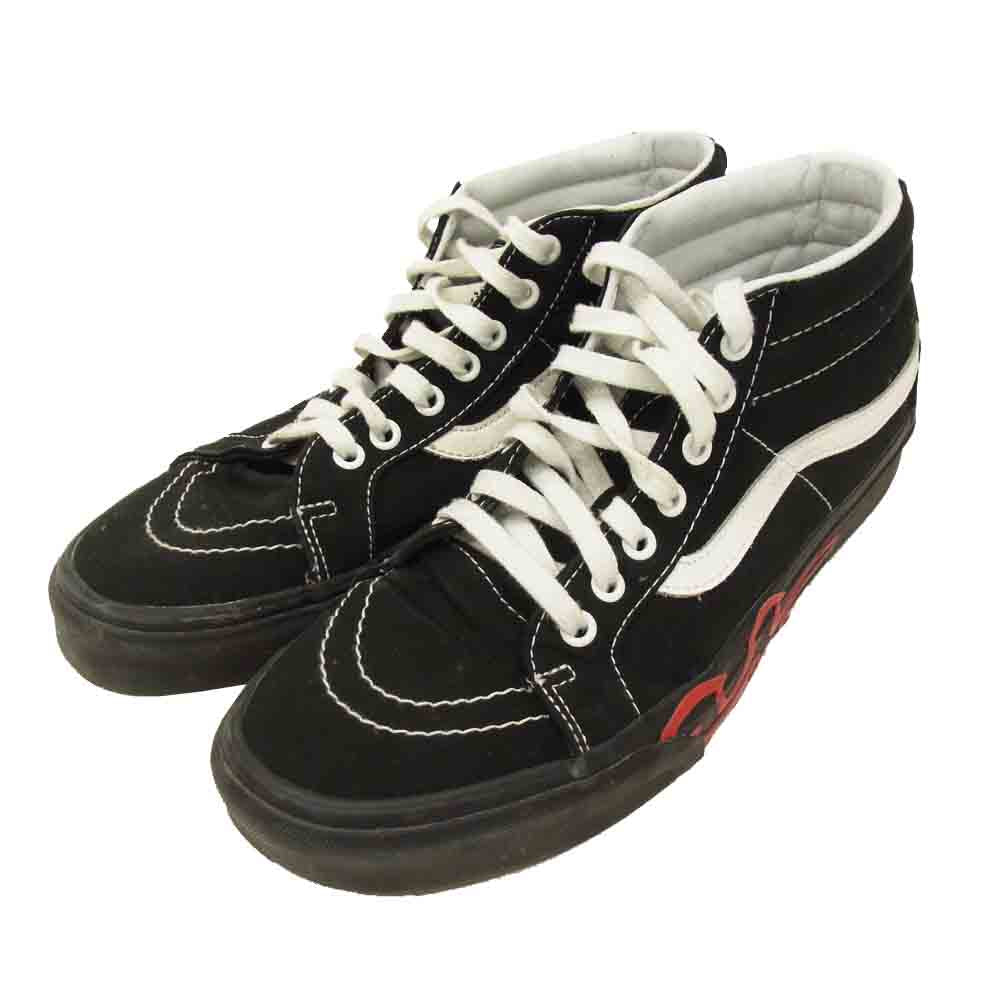 VANS バンズ 721356 SK8-MID スケート ミッドカット フレイムソール スニーカー ブラック系 US Men 9.5【中古】