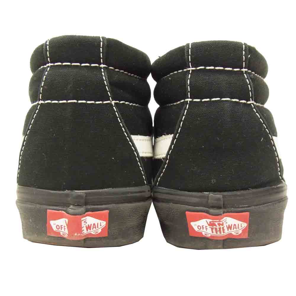 VANS バンズ 721356 SK8-MID スケート ミッドカット フレイムソール スニーカー ブラック系 US Men 9.5【中古】