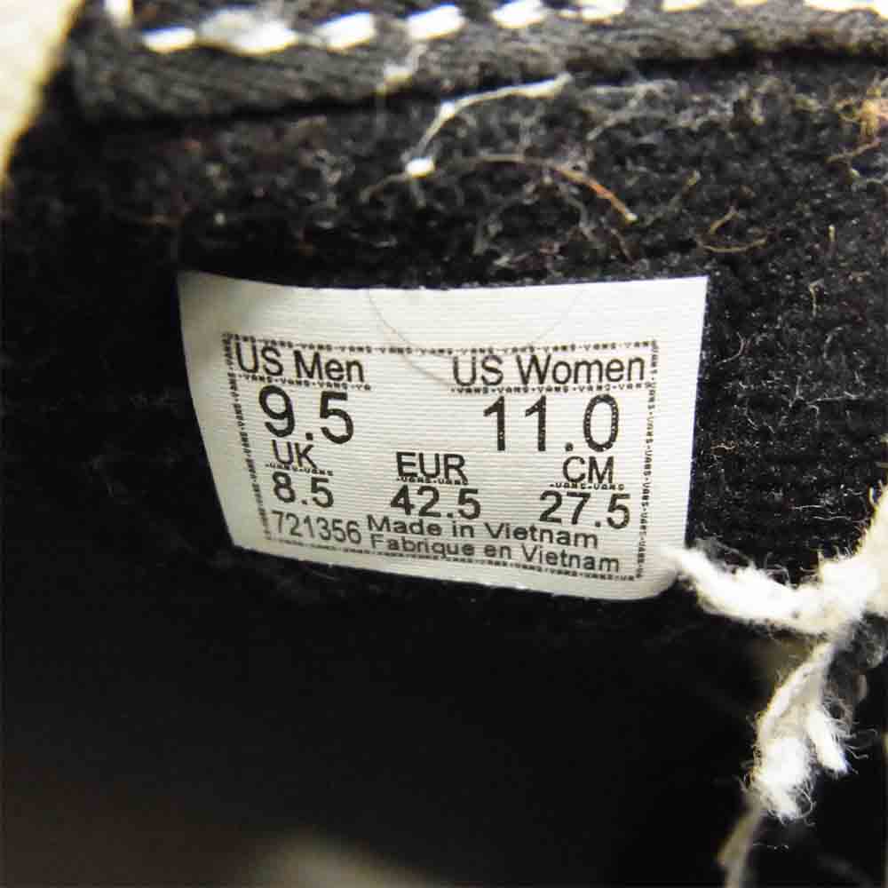 VANS バンズ 721356 SK8-MID スケート ミッドカット フレイムソール スニーカー ブラック系 US Men 9.5【中古】