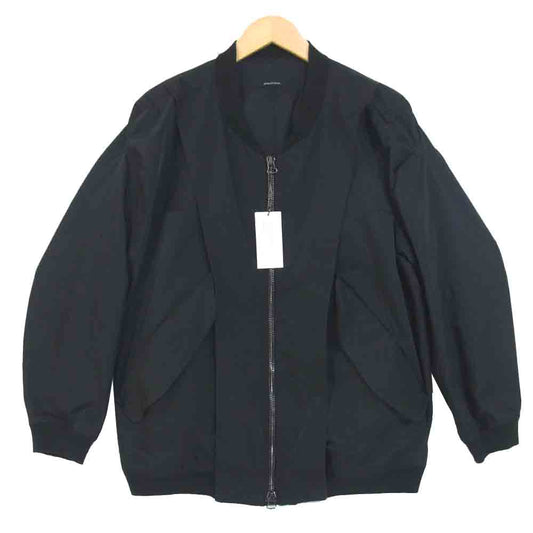 ジュリアーノ P208190003 ボンバージャケット イタリア製 ボンバー ジャケット ブラック系 48【中古】