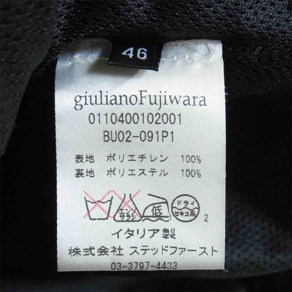 ジュリアーノ P208190003 ボンバージャケット イタリア製 ボンバー ジャケット ブラック系 48【中古】