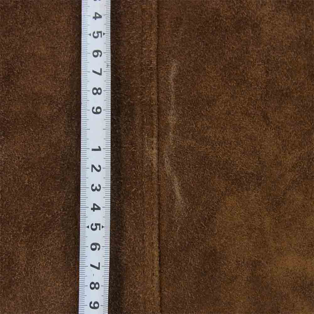 ソニックラブバイネペンテス カウハイド スエード レザー ジャケット ブラウン系 M【中古】