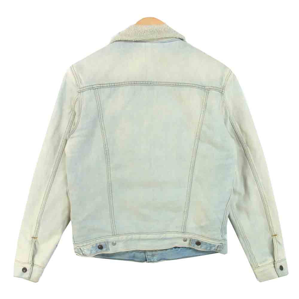 Supreme シュプリーム 16AW 29508-0000 Levis リーバイス Bleached Sherpa Trucker Jacket ボア デニム ジャケット ブルー系 S【中古】