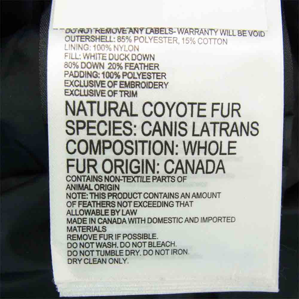 CANADA GOOSE カナダグース 3438JM 国内正規品 JASPER PARKA ジャスパー ダウン ジャケット グレー系 S【中古】