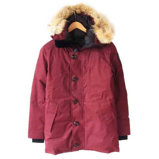CANADA GOOSE カナダグース 3481JMB 国内正規品 EDIFICE エディフィス 別注 CRESTON クレストン ダウン ジャケット ワインレッド系 S【美品】【中古】