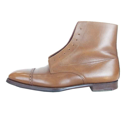 クロケット＆ジョーンズ 9899-61 レザー カントリー ブーツ ブラウン系【中古】