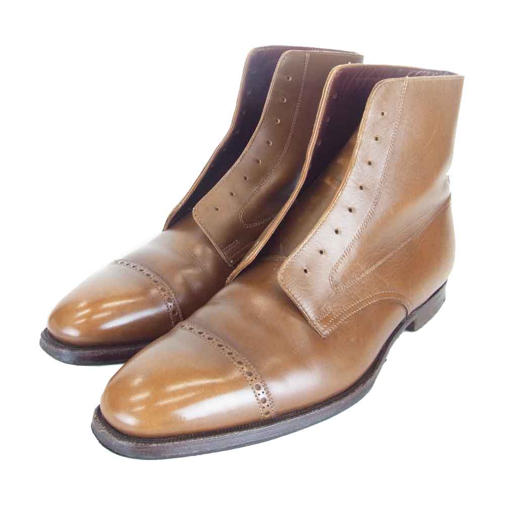 クロケット＆ジョーンズ 9899-61 レザー カントリー ブーツ ブラウン系【中古】