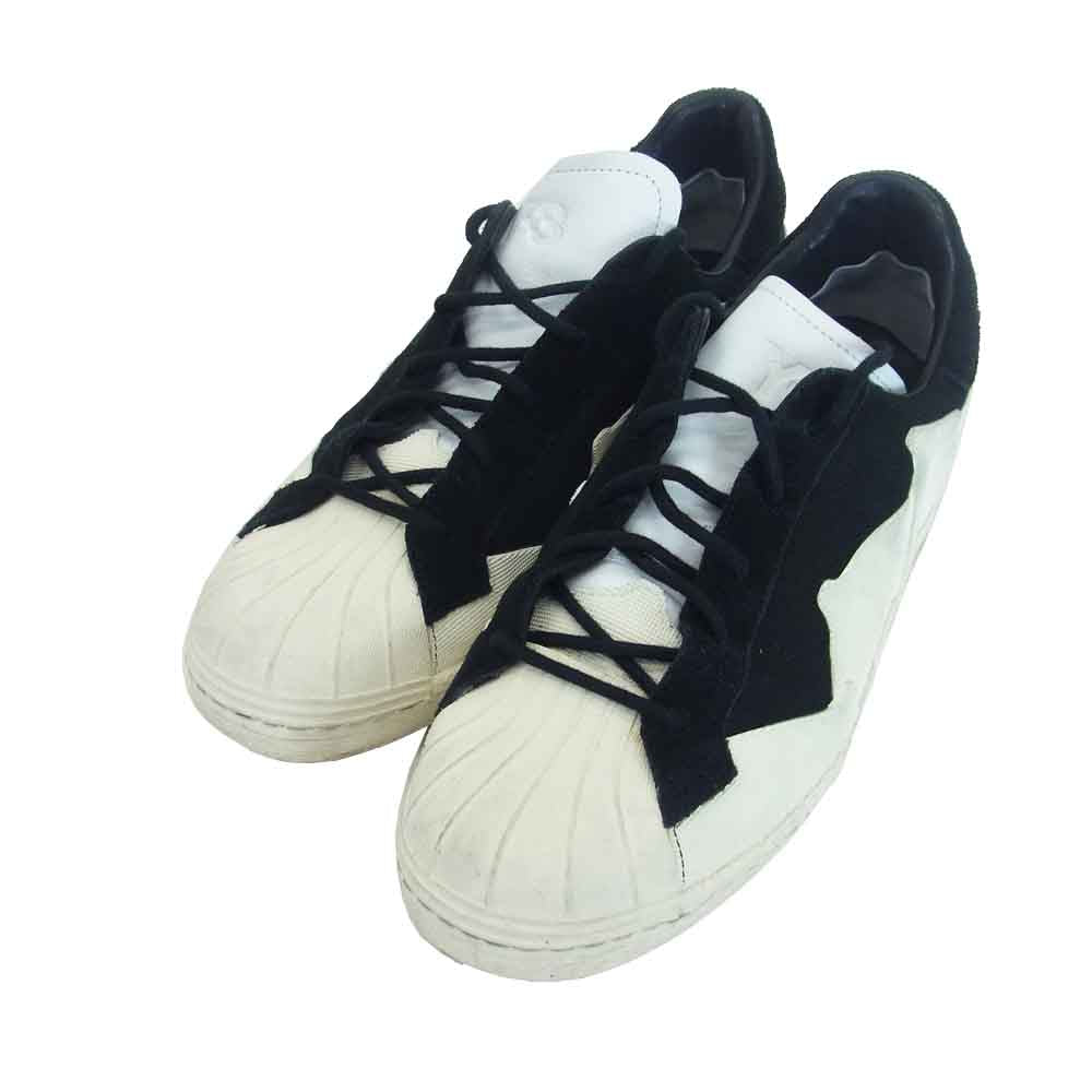 Yohji Yamamoto ヨウジヤマモト F97496 Y-3 ワイスリー SUPER TAKUSAN スーパータクサン ローカットスニーカー ホワイト系 ブラック系 26.5【中古】