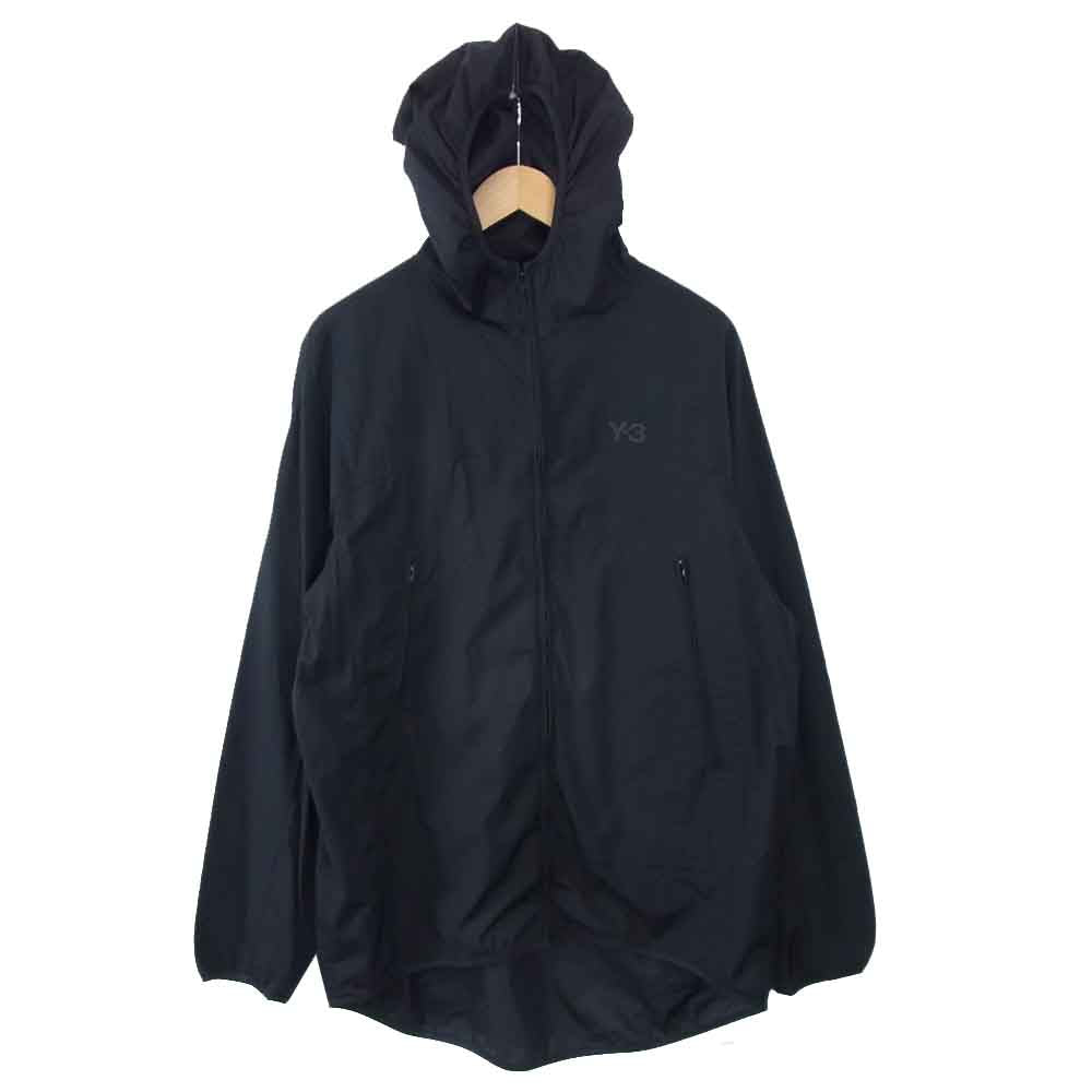 Yohji Yamamoto ヨウジヤマモト 19SS DY7322 Y-3 ADIZERO PACKABLE JACKET ワイスリー アディゼロ パッカブル ジャケット ブラック系 ダークネイビー系 L【中古】