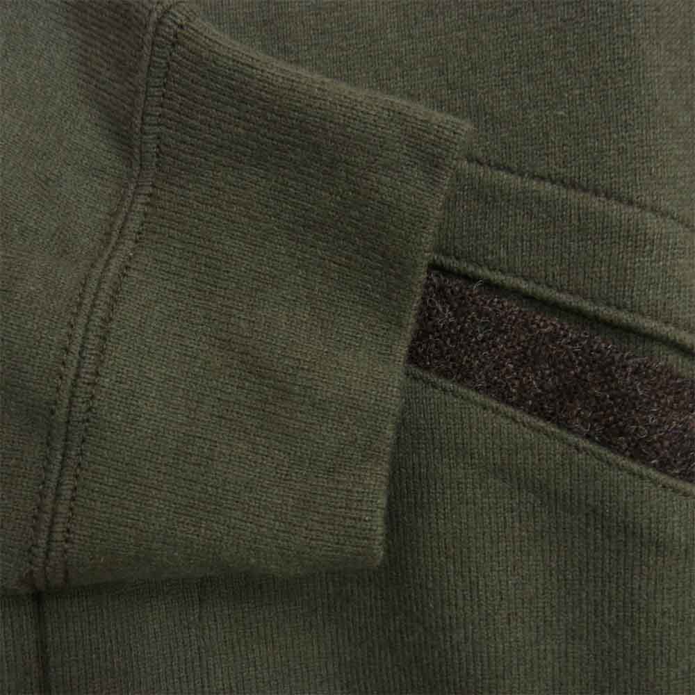 JUNYA WATANABE COMME des GARCONS ジュンヤワタナベコムデギャルソン WF-T022 AD2020 UTILITY CARDIGAN ユーティリティ ナイロン カモフラ ドッキング カーディガン カーキ系 L【美品】【中古】