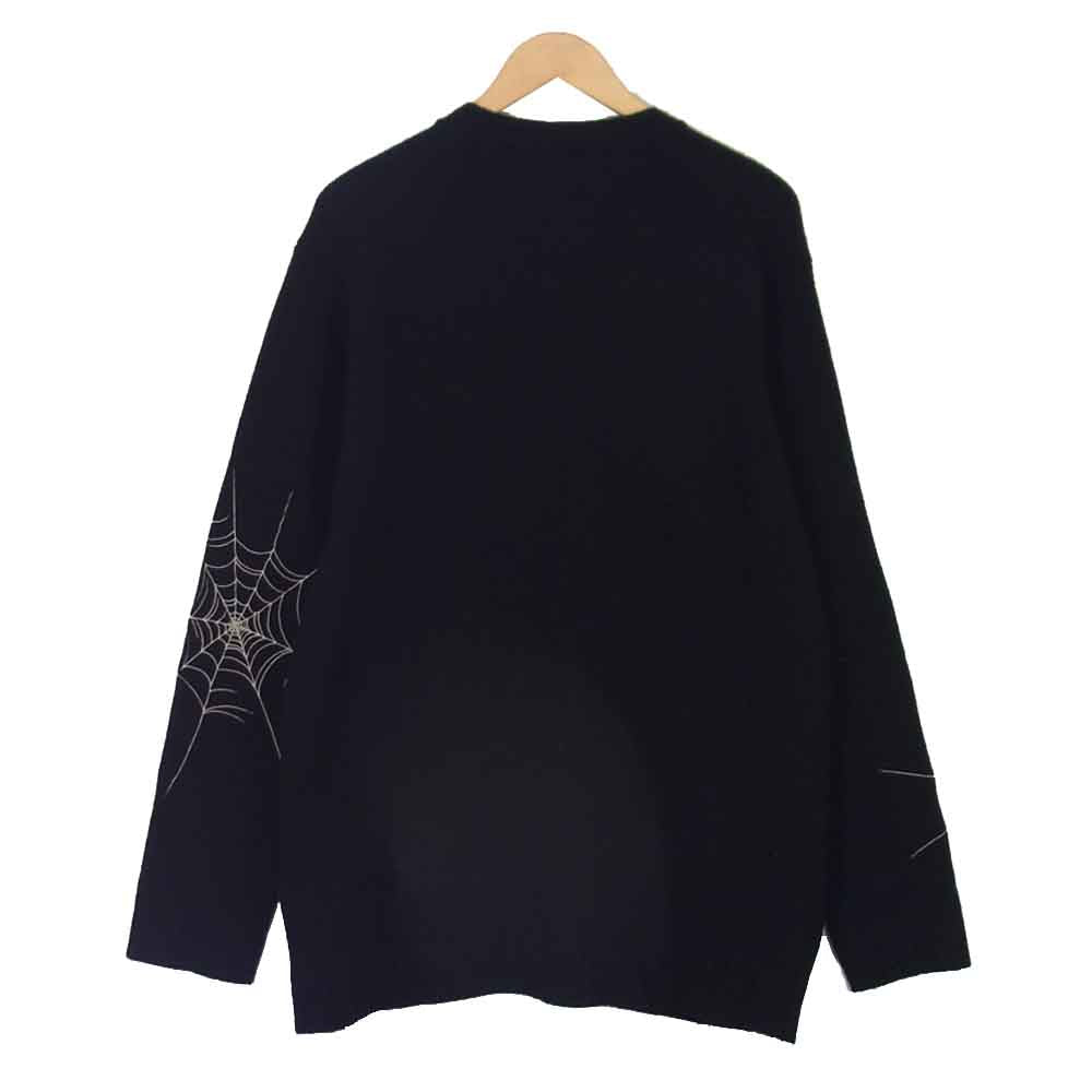 Yohji Yamamoto ヨウジヤマモト HV-K77-189 POUR HOMME プールオム BLACK Scandal ブラックスキャンダル スパイダー ニット カーディガン ブラック系 3【中古】
